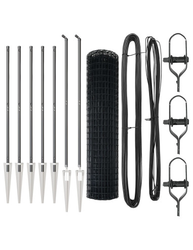 Recinzione con Posto Grigio 1,2 x 10 m Acciaio