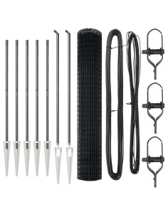 Recinzione con Posto Grigio 1,5 x 10 m Acciaio