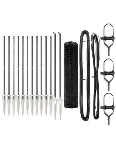 Recinzione con Posto Grigio 1,2 x 25 m Acciaio