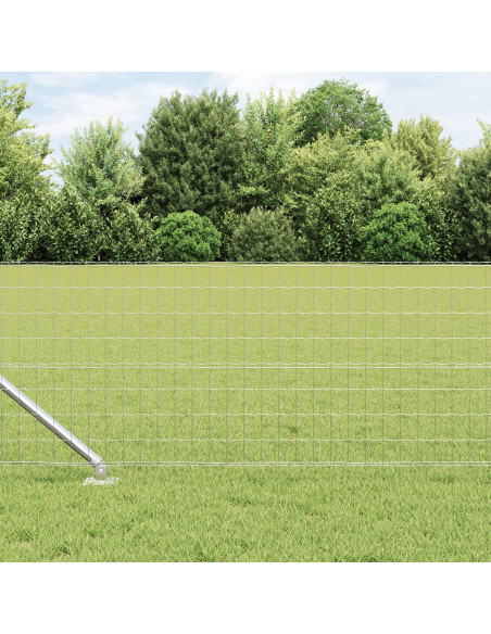 Recinzione con Posto Argento 0,4 x 25 m Acciaio