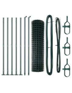 Recinzione con Posto Verde 1 x 10 m Acciaio