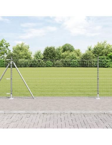 Recinzione con Posto Argento 1 x 25 m Acciaio