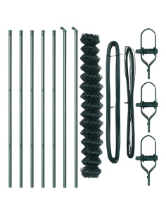 Palo della recinzione Verde 10 x 1,6 m (rete 40 x 40 mm)