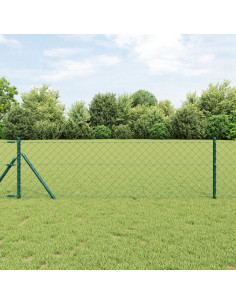 Palo della recinzione Verde 10 x 0,6 m (maglia 60 x 60 mm)