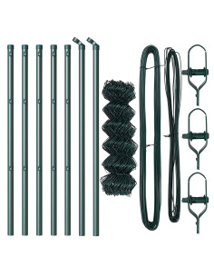 Palo della recinzione Verde 10 x 0,8 m (rete 60 x 60 mm)