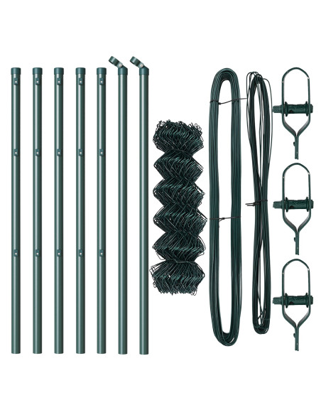 Palo della recinzione Verde 10 x 0,8 m (rete 60 x 60 mm)