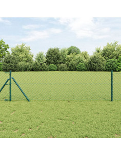 Palo della recinzione Verde 25 x 0,8 m (rete 40 x 40 mm)