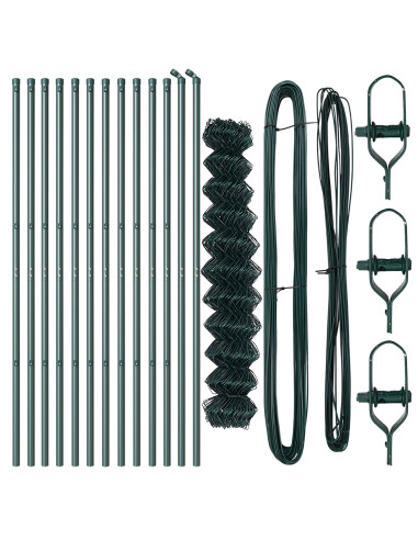 Palo della recinzione Verde 1 x 25 m (maglia 60 x 60 mm)