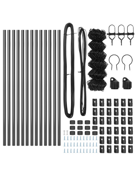 Palo della recinzione Grigio 25 x 0,8 m (rete 40 x 40 mm)
