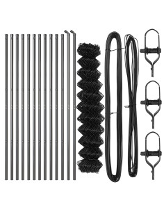 Palo della recinzione Grigio 25 x 1 m (rete 60 x 60 mm) Acciaio