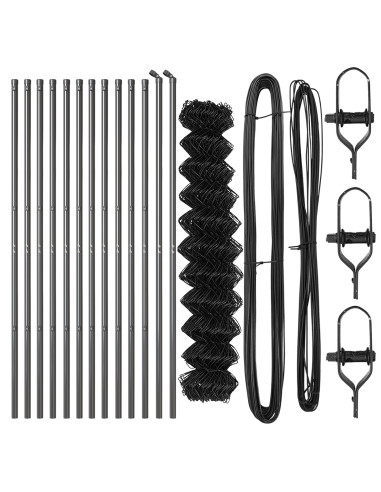 Palo della recinzione Grigio 25 x 1 m (rete 60 x 60 mm) Acciaio