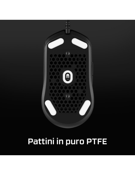 HyperX Pulsefire Haste 2 – Mouse da gaming (bianco-rosa)
