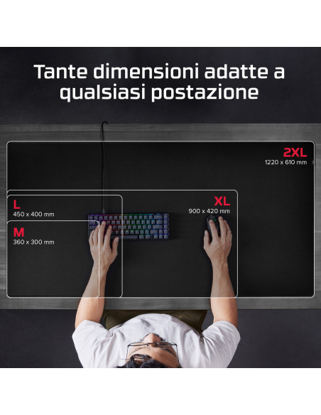 HyperX Pulsefire Mat – Mouse pad per gaming – Tessuto (L)