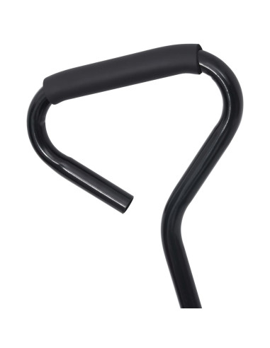 Carrello Manuale Ribaltabile da Giardino 300 kg 75 L Nero