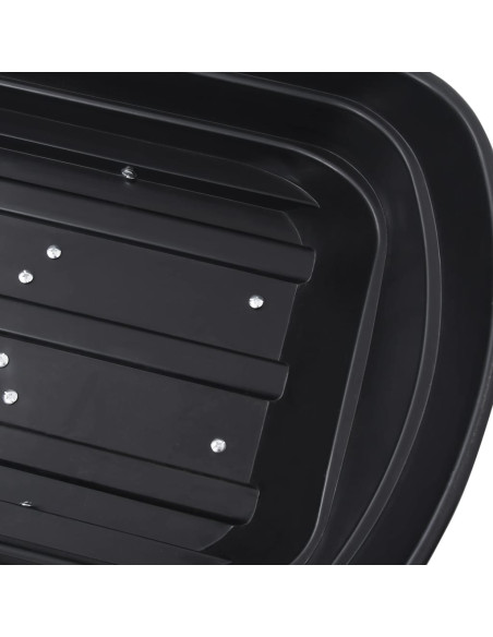 Carrello Manuale Ribaltabile da Giardino 300 kg 75 L Nero