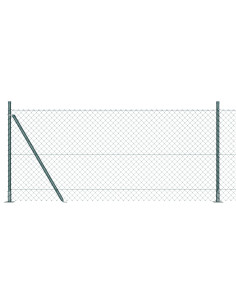 Palo della recinzione Verde 10 x 0,8 m (maglia 40 x 40 mm)