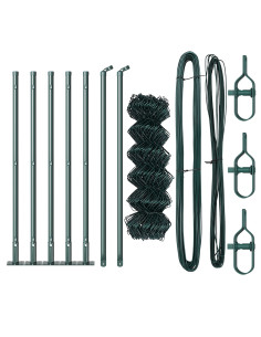 Palo della recinzione Verde 10 x 0,4 m (maglia 60 x 60 mm)