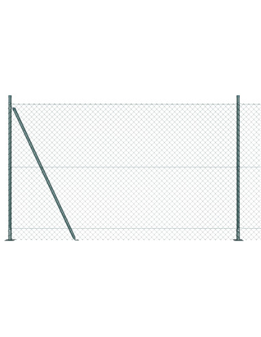 Palo della recinzione Verde 10 x 1,4 m (maglia 60 x 60 mm)