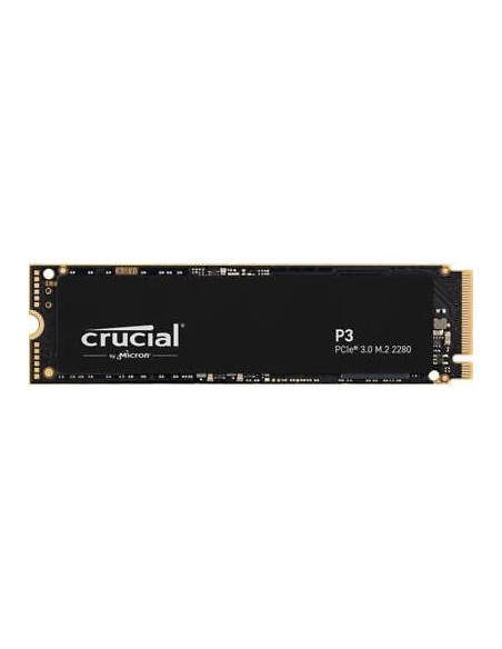 SSD CRUCIAL M.2(2280)  4TB NVME P3 PCIE3.0 READ:3500MB/S WRITE:3000MB/S - CT4000P3SSD8