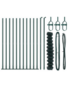 Palo della recinzione Verde 25 x 0,8 m (rete 40 x 40 mm)