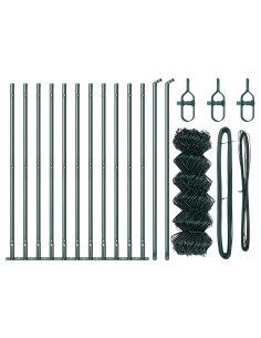 Palo della recinzione Verde 25 x 0,4 m (rete 60 x 60 mm)