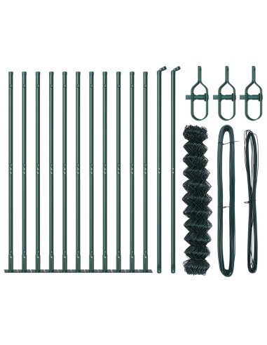 Palo della recinzione Verde 25 x 1,2 m (maglie 60 x 60 mm)