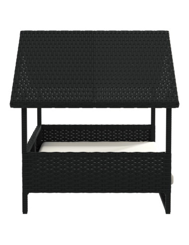 Cuccia per Cani con Cuscino in Polyrattan