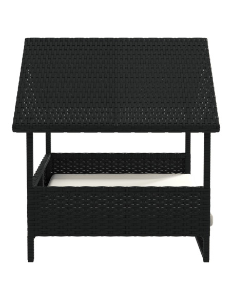Cuccia per Cani con Cuscino in Polyrattan