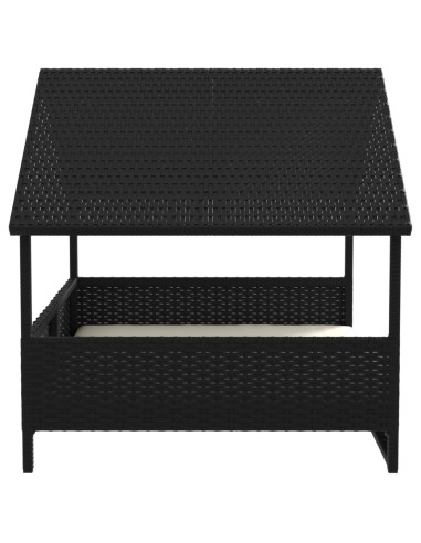 Cuccia per Cani con Cuscino in Polyrattan