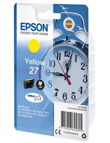 Epson Alarm clock Cartuccia Sveglia Giallo Inchiostri DURABrite Ultra 27
