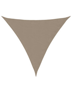 Parasole a Vela Oxford Triangolare 6x6x6 m Grigio Talpa 2