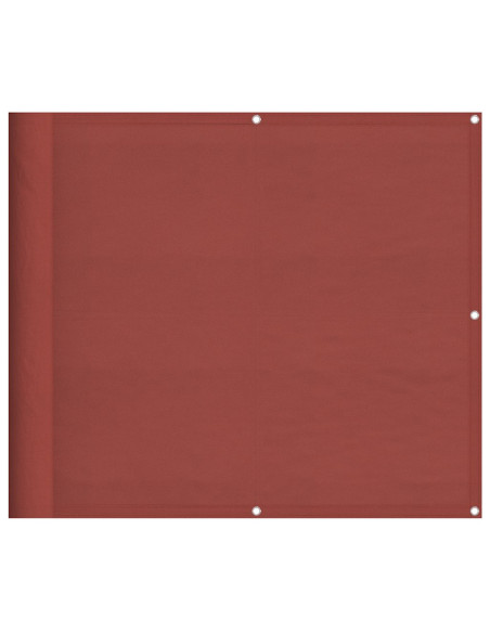 Paravento Balcone Terracotta 90x1000 cm 100% Poliestere Oxford