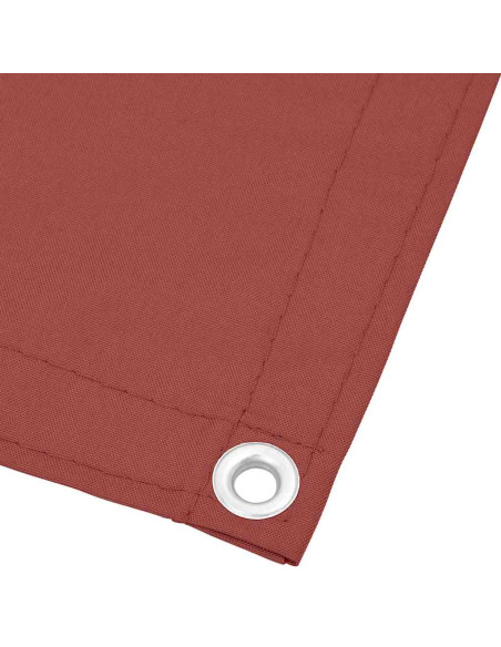 Paravento da Balcone Terracotta 75x800cm 100% Poliestere Oxford