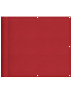 Paravento da Balcone Rosso 90x800 cm 100% Poliestere Oxford 2