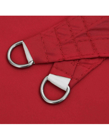 Vela Parasole Rossa 2x2x2 m 100% Poliestere Oxford