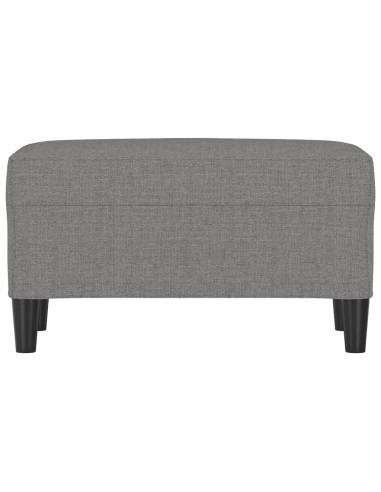 Panca Grigio Scuro 70x35x41 cm in Tessuto