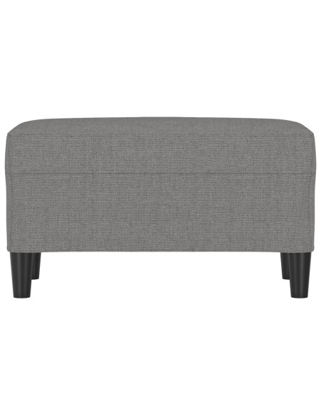 Panca Grigio Scuro 70x35x41 cm in Tessuto