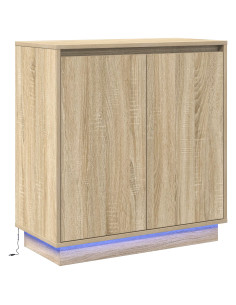 Madia LED Rovere Sonoma 71 x 34,5 x 75 cm Legno multistrato