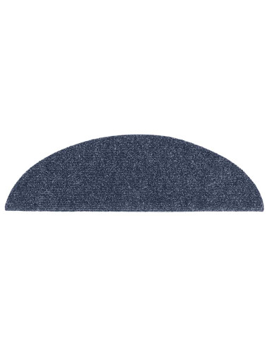 Tappetini Autoadesivi per Scale 20 pz Blu 56x17x3 cm