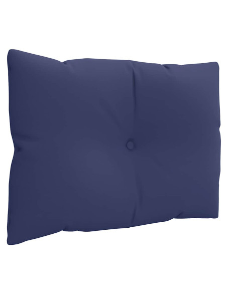 Cuscini per Pallet 3 pz Blu Marino in Tessuto Oxford