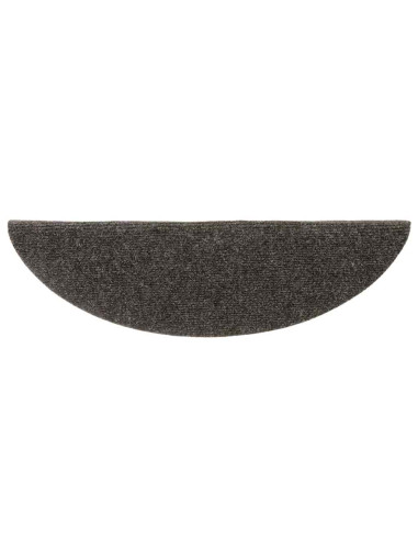 Tappetini Autoadesivi per Scale 20 pz Antracite 56x17x3 cm