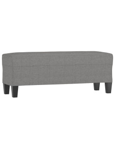 Panca Grigio Scuro 100x35x41 cm in Tessuto