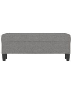 Panca Grigio Scuro 100x35x41 cm in Tessuto 2