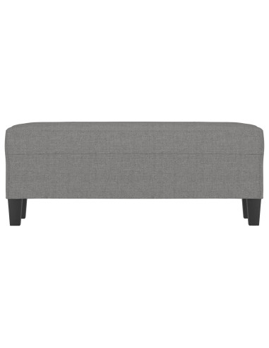 Panca Grigio Scuro 100x35x41 cm in Tessuto