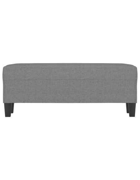 Panca Grigio Scuro 100x35x41 cm in Tessuto