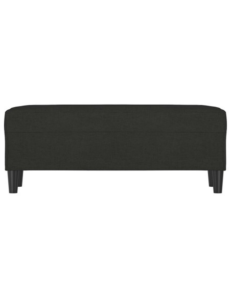 Panca Nera 100x35x41 cm in Tessuto
