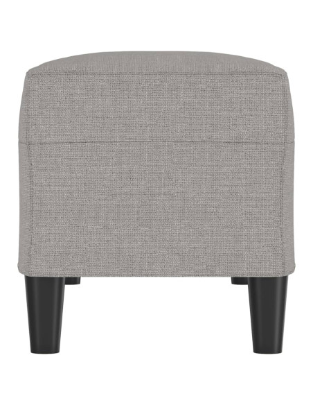 Panca Grigio chiaro 100x35x41 cm in Tessuto