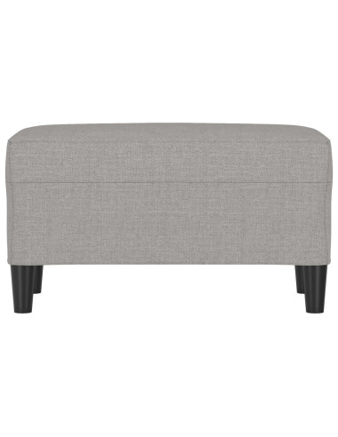 Panca Grigio chiaro 70x35x41 cm in Tessuto