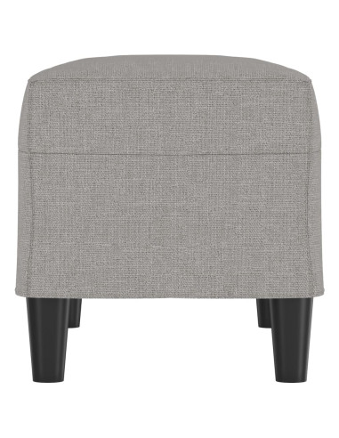 Panca Grigio chiaro 70x35x41 cm in Tessuto