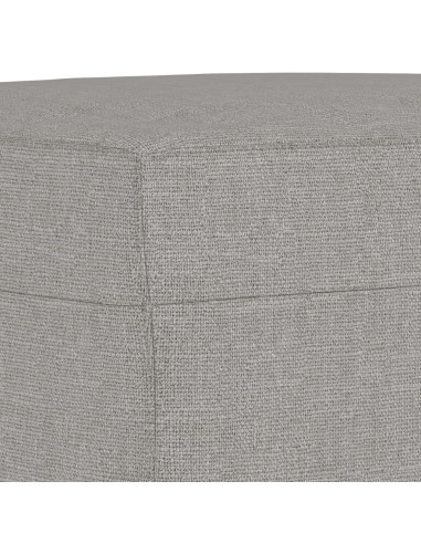 Panca Grigio chiaro 70x35x41 cm in Tessuto